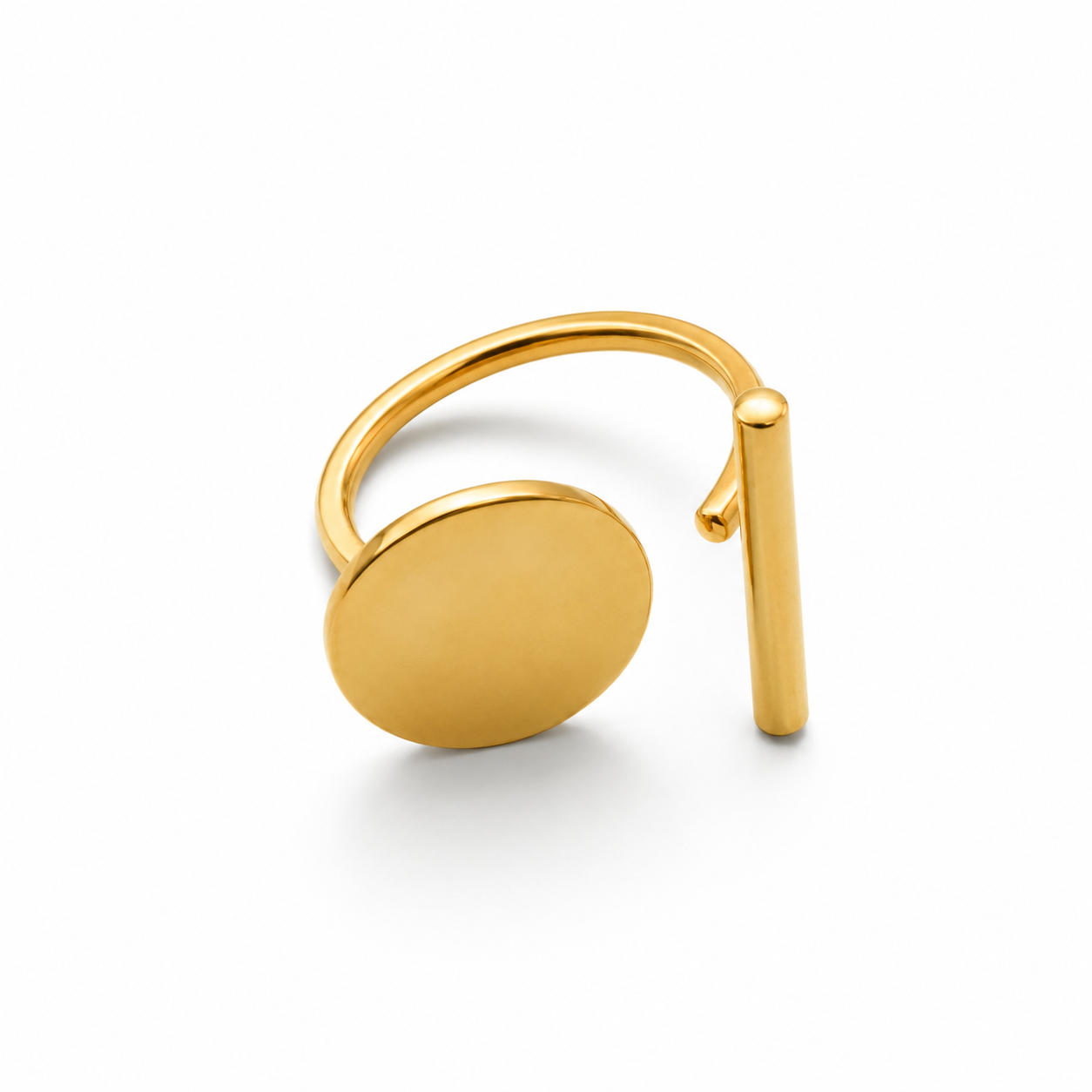 The Contour Disc & Bar Ring