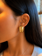 Molten  Hoop Earrings