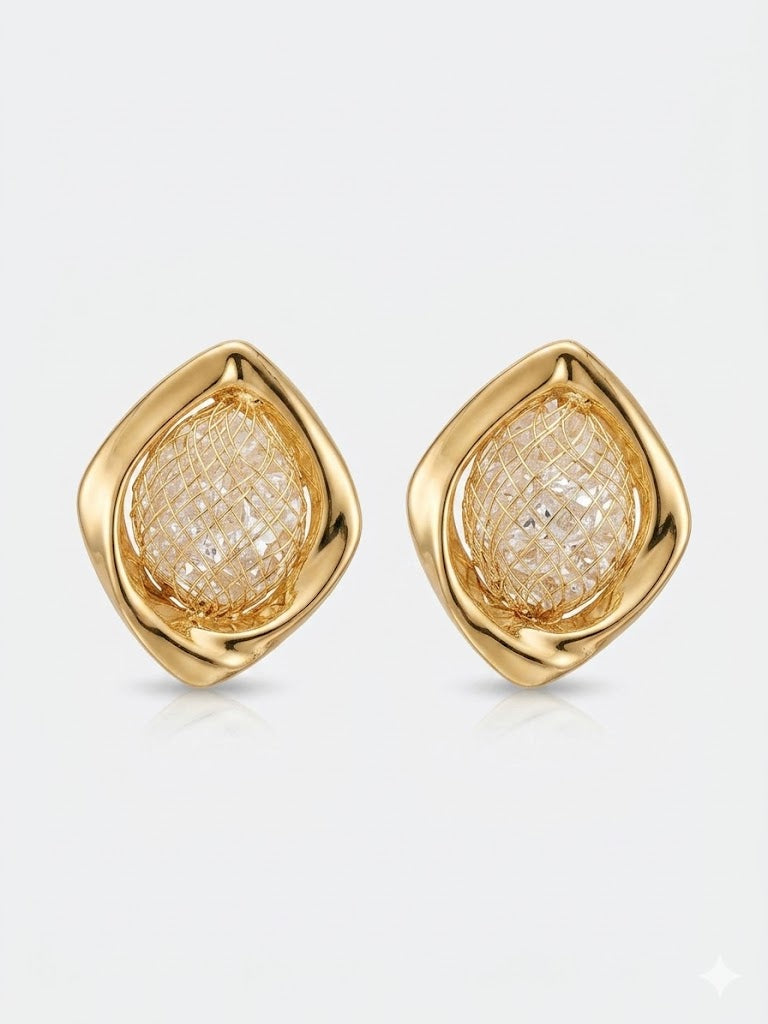 Pearl Veil Studs