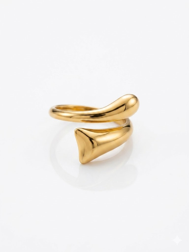 The Sculpted Flare Ring
