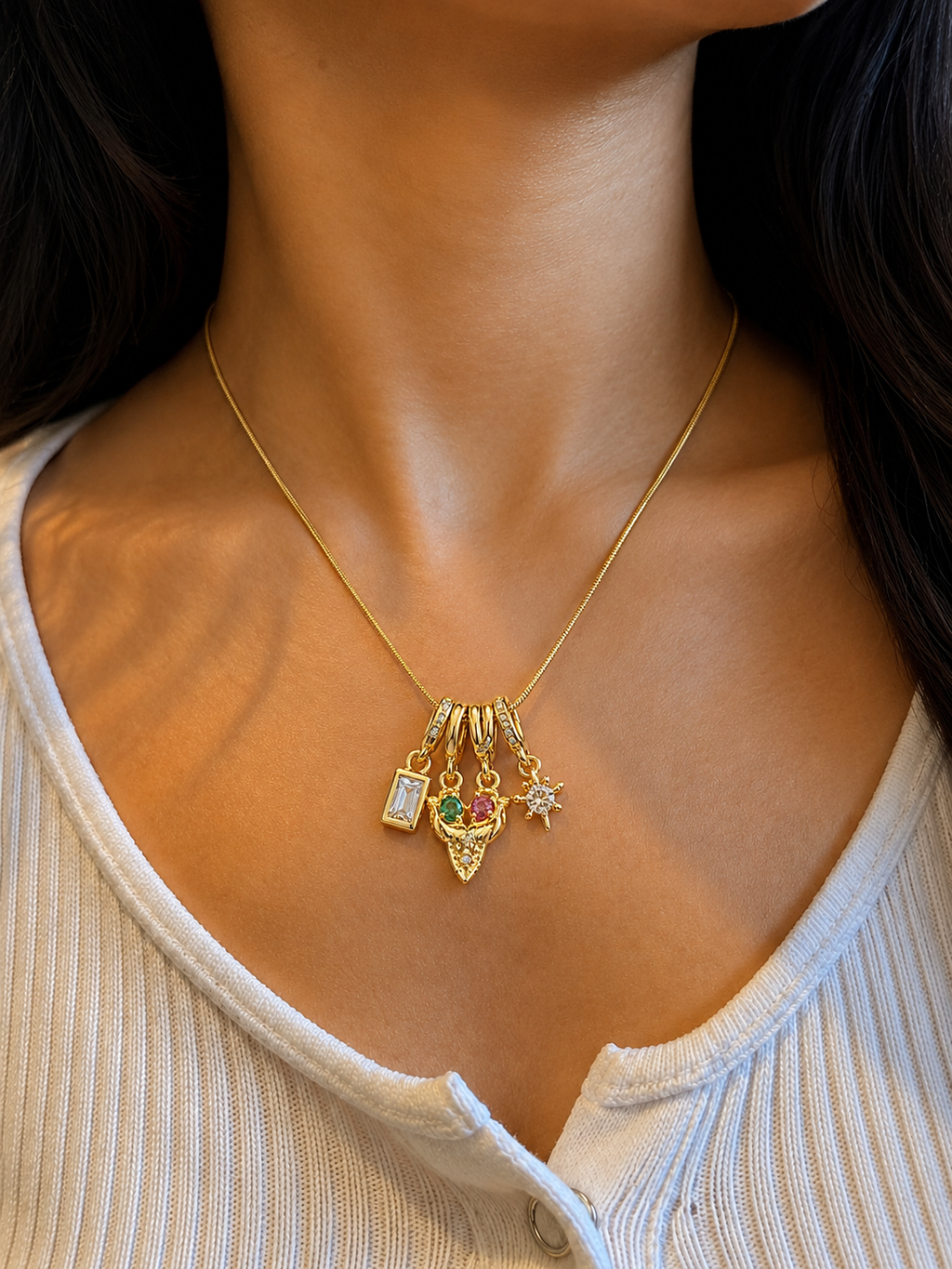 The Celestial Amulet Cluster Pendant
