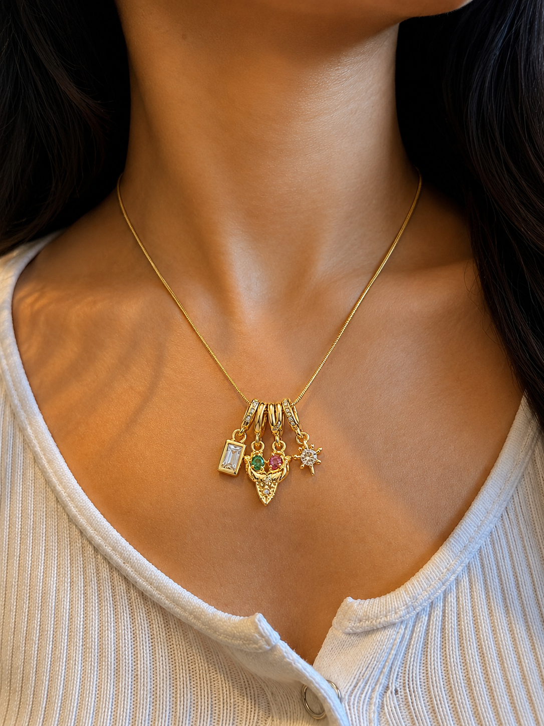 The Celestial Amulet Cluster Pendant