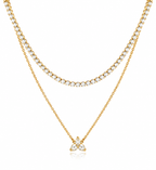 The Two-Tier Diamond Layer Necklace