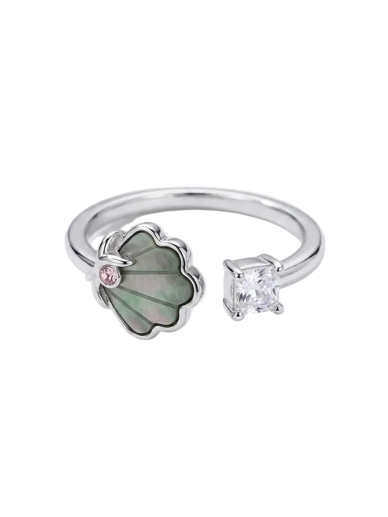 Ocean Shell Crystal Ring