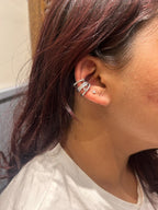 Celeste Multi-Band Pave Ear Set