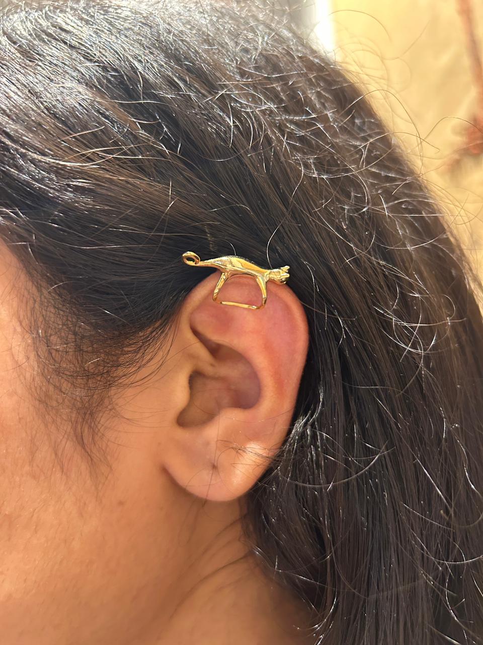 Gilded Cat Ear Cuff