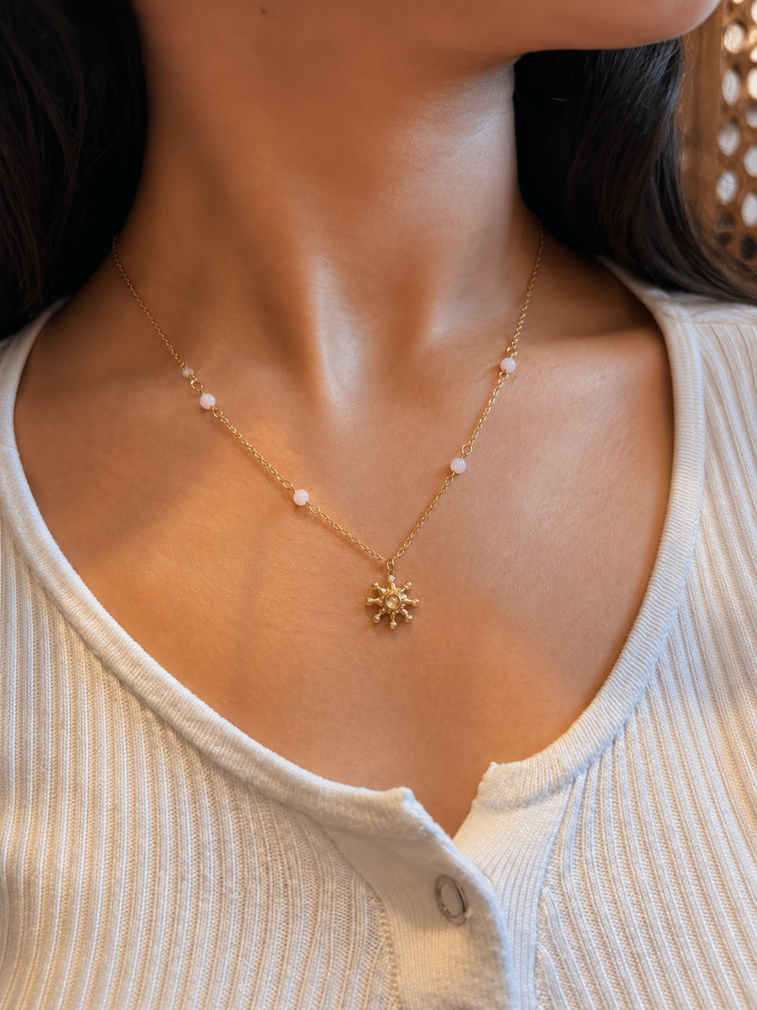 Blush Soleil Necklace