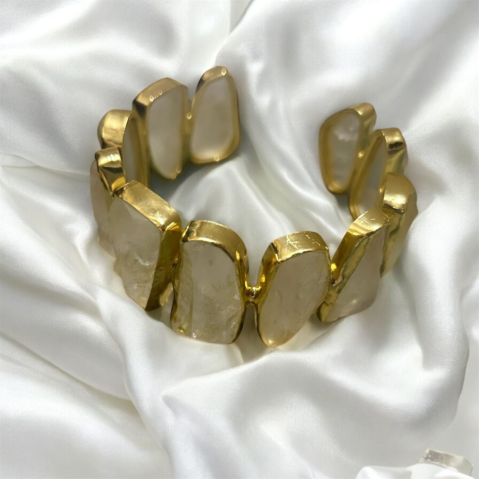 Clarity Stone Statement Cuff.