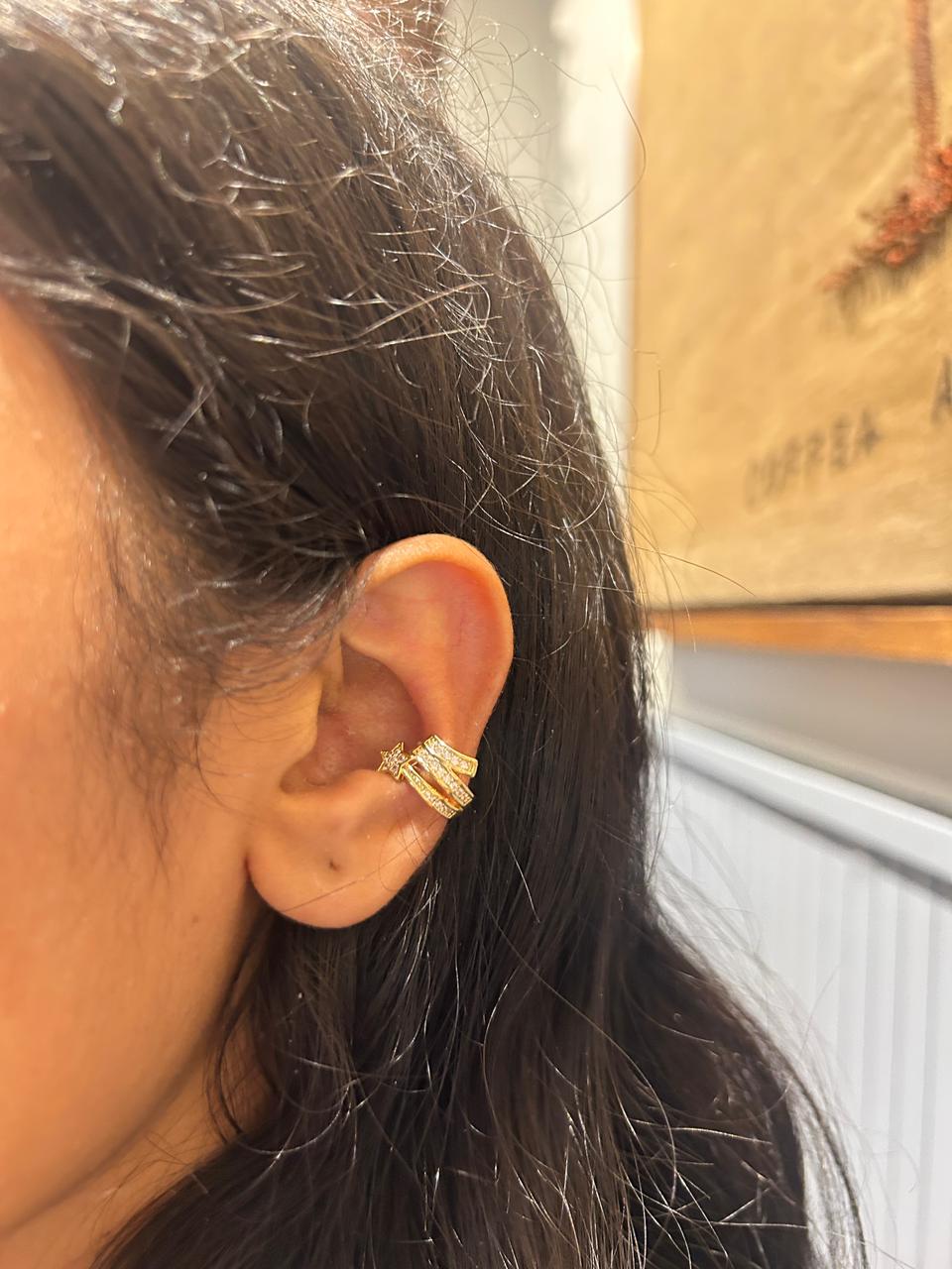 Comet Double Row Pave Cuff