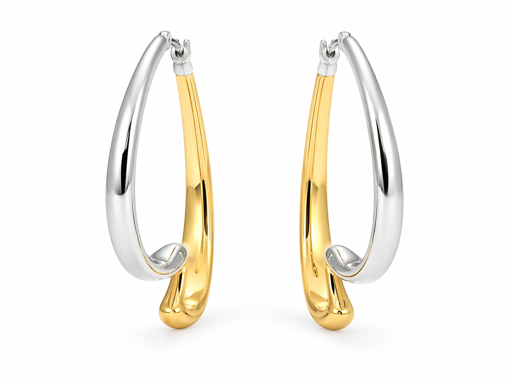 Dual Tone Hoop Drop