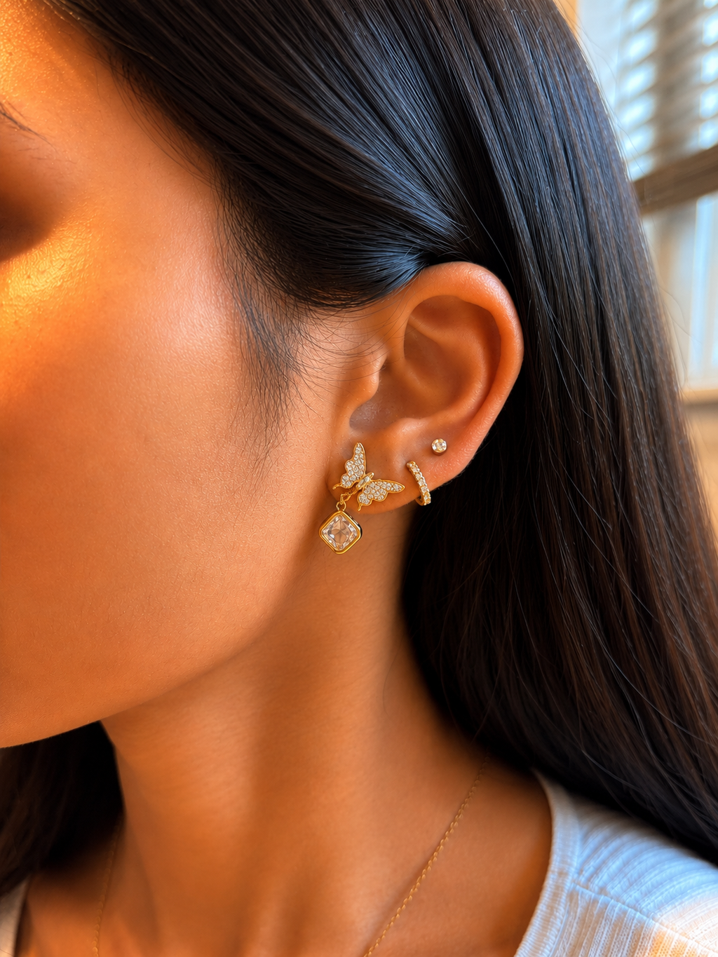Butterfly Dream Crystal Earrings