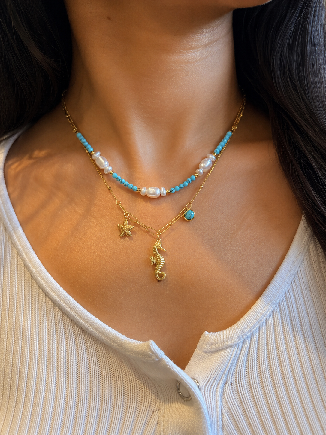 Ocean Treasure Pearl Necklace