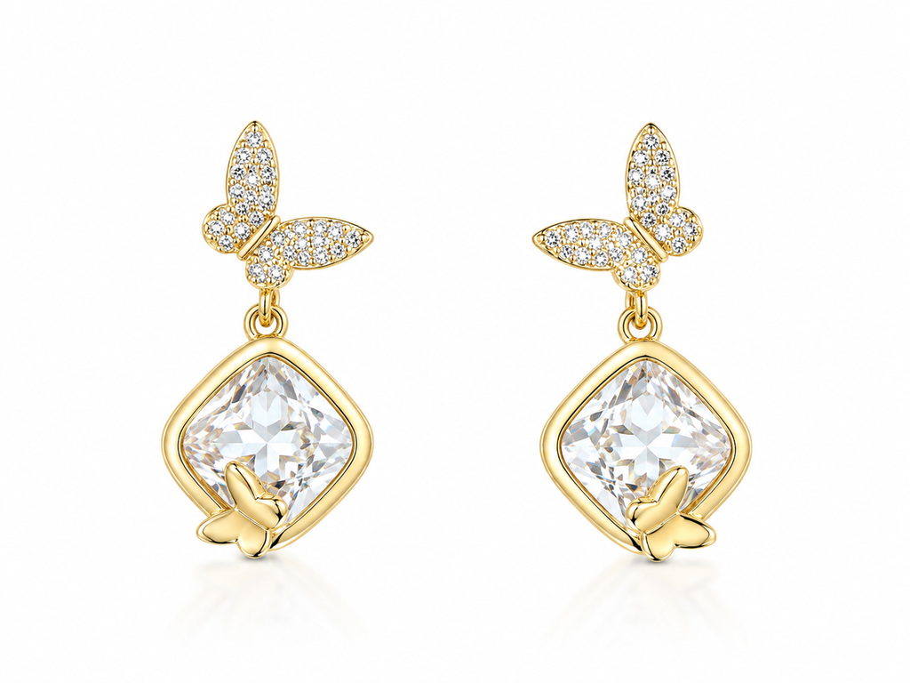 Butterfly Dream Crystal Earrings
