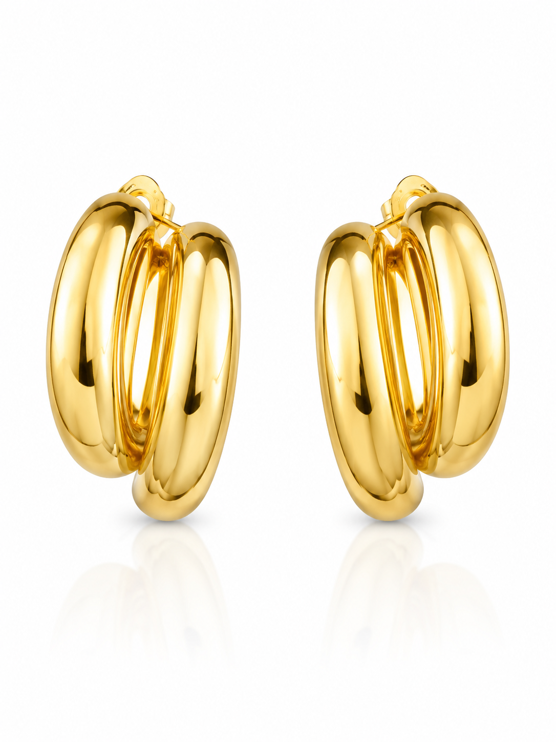 Molten  Hoop Earrings