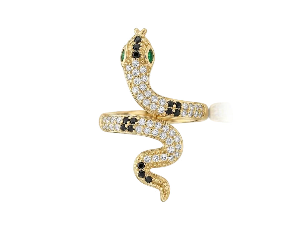 Serpentine Glam Ring