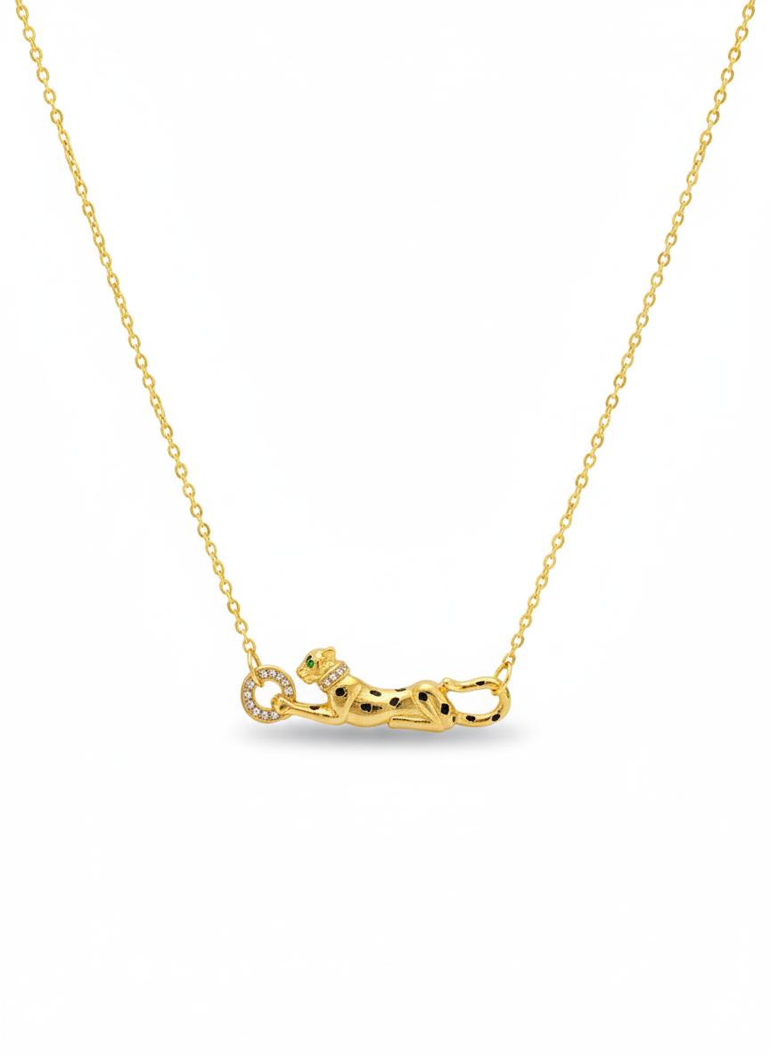 Golden Cheetah necklace