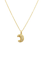 Golden Crescent Necklace