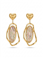 Iridescent Molten Danglers