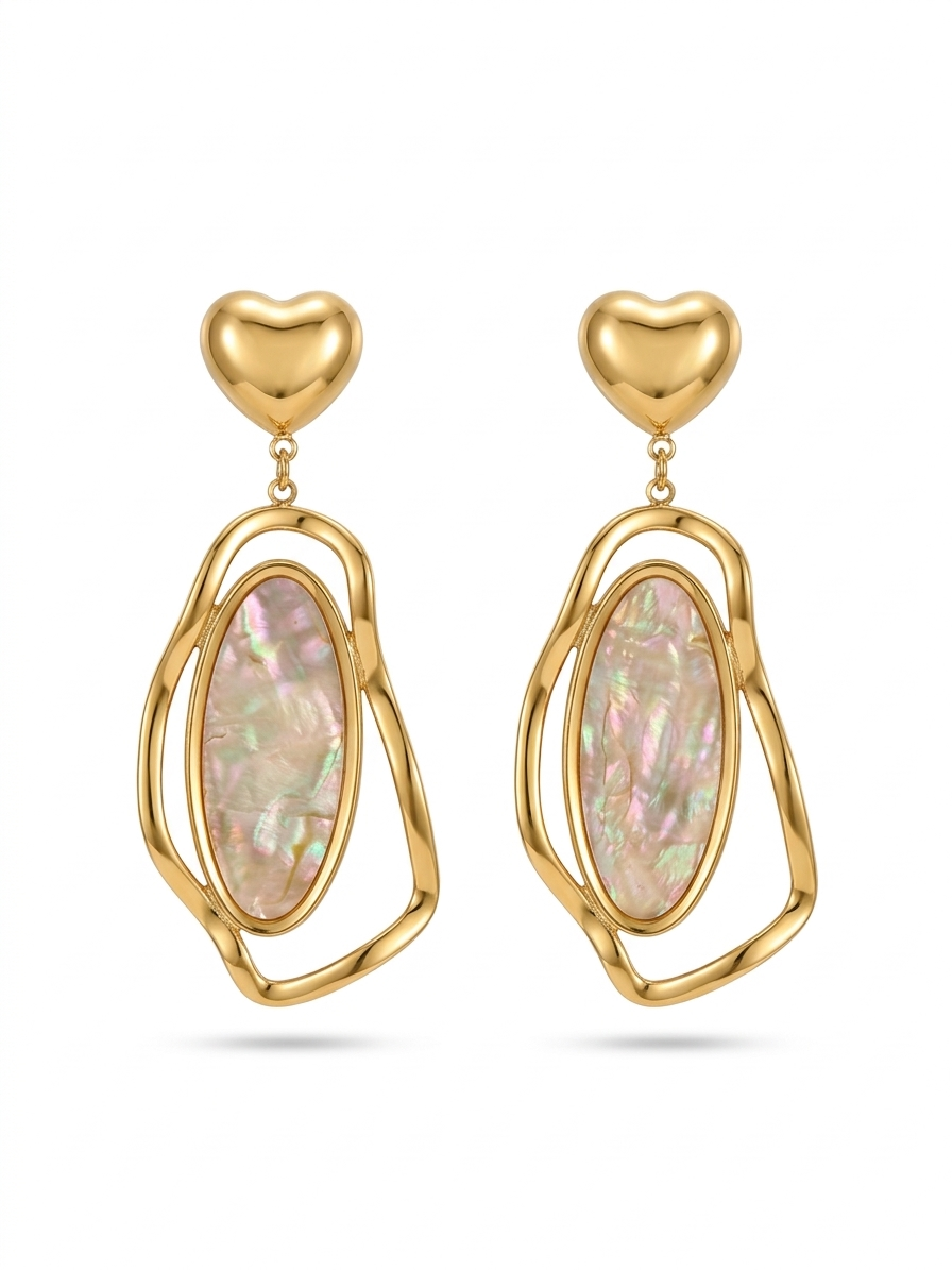 Iridescent Molten Danglers