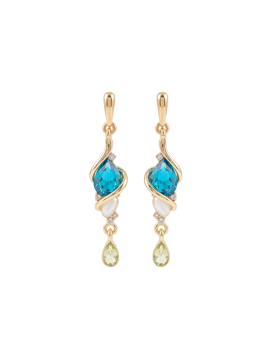 Azure Cascade Studs