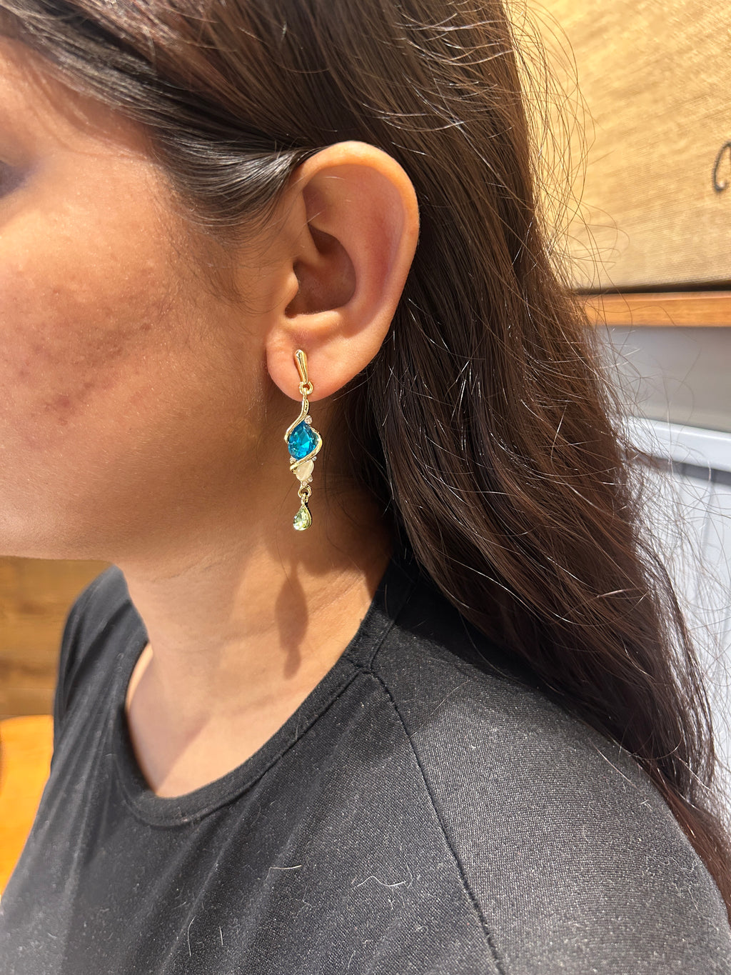 Azure Cascade Studs
