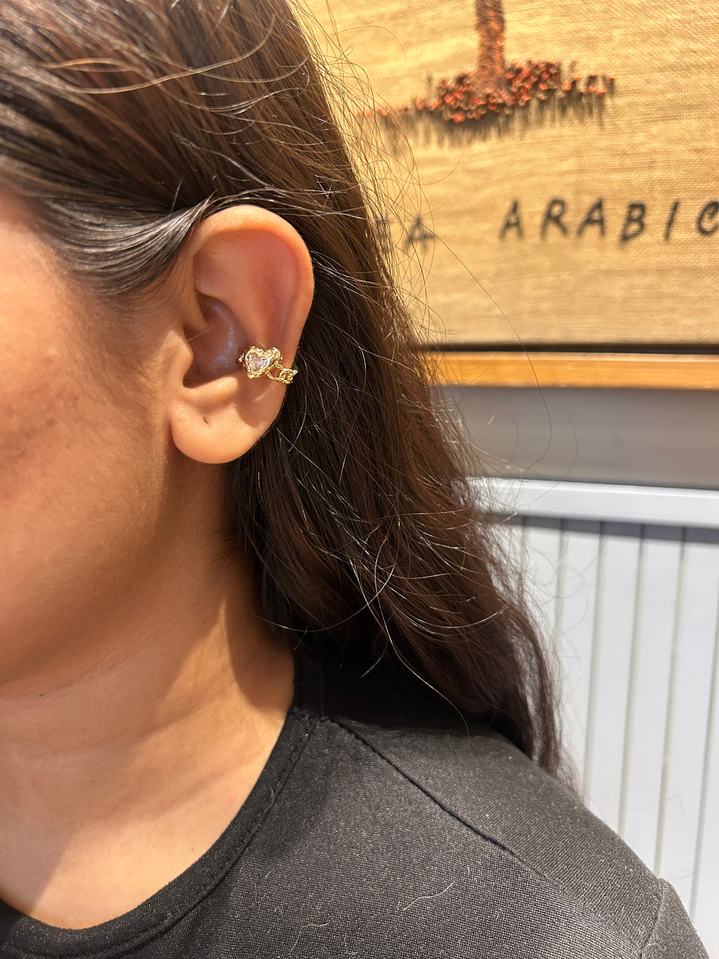 Heart Ear Cuff