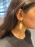 Iridescent Molten Danglers