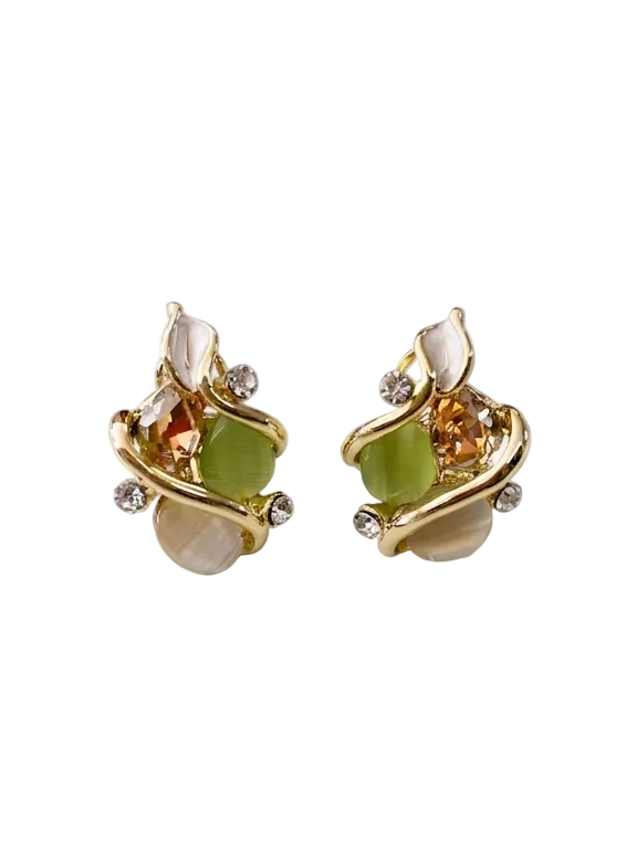 Verdant Twist Studs