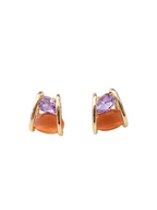 Amethyst Radiance Studs