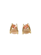 Peach Duo Studs