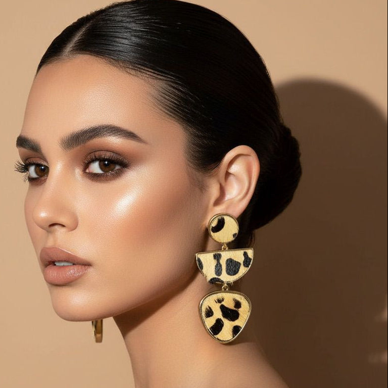 Luxe Leopard Print Earrings