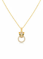 Panther Halo Necklace