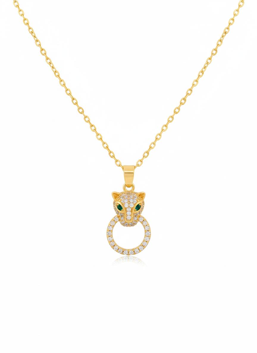 Panther Halo Necklace