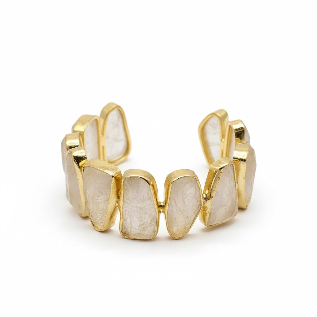 Clarity Stone Statement Cuff.