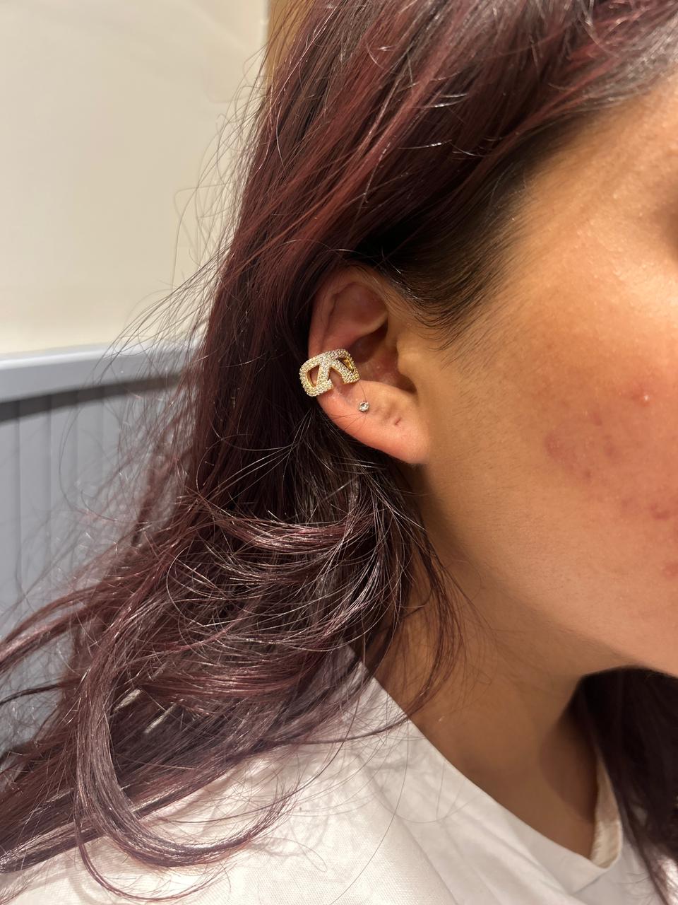 The Vixen Pave Ear Cuff