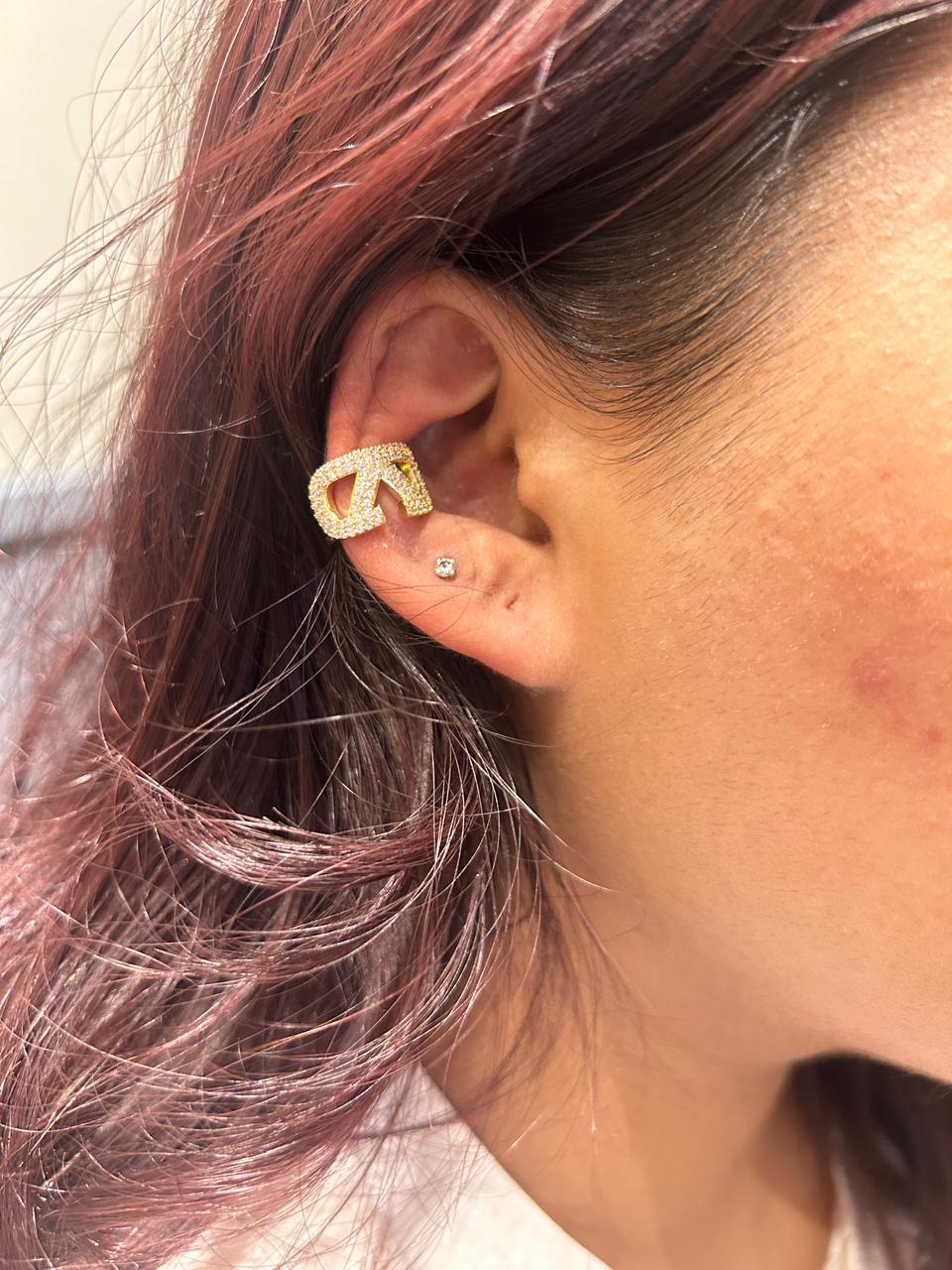 The Vixen Pave Ear Cuff